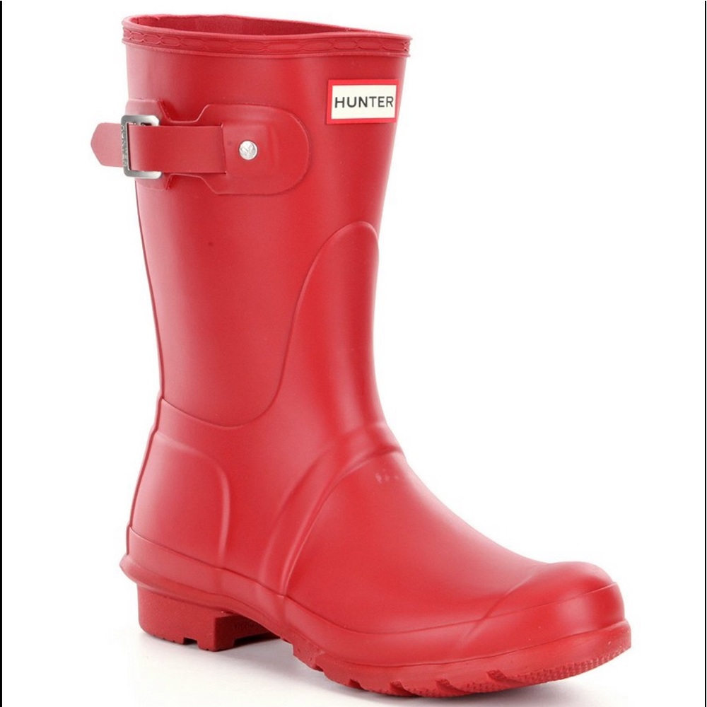 Original Hunter Rain Boots - Military Red (Matte)